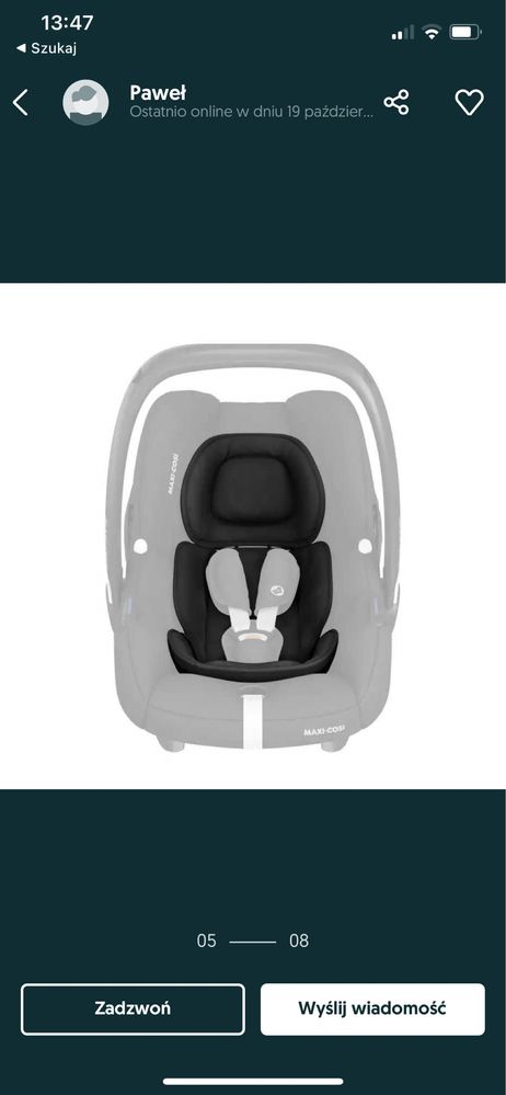 Fotelik Samochodowy CabrioFix i-Size + isofix