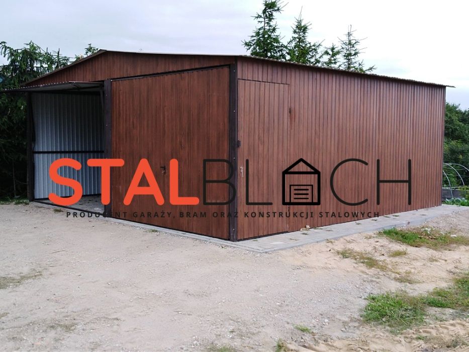 Garaż 3x5 Drewnopodobny