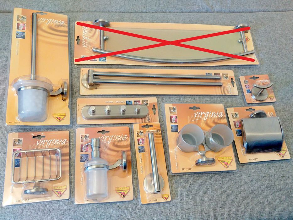 Bisk Virginia akcesoria łazienkowe różne