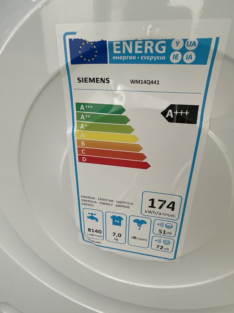 Pralka Siemens iQ500 7kg 1400 obr/min uzywane Gwarancja