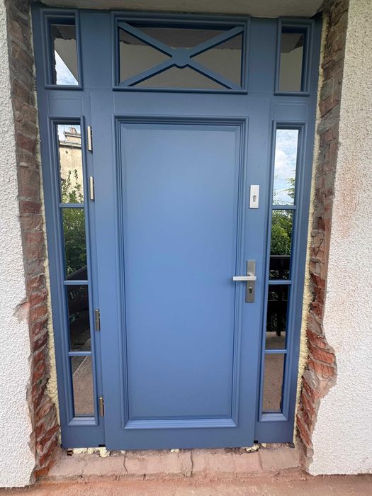 Drzwi  zewnętrzne drewniane dębowe dostawa GRATIS czyste powietrze