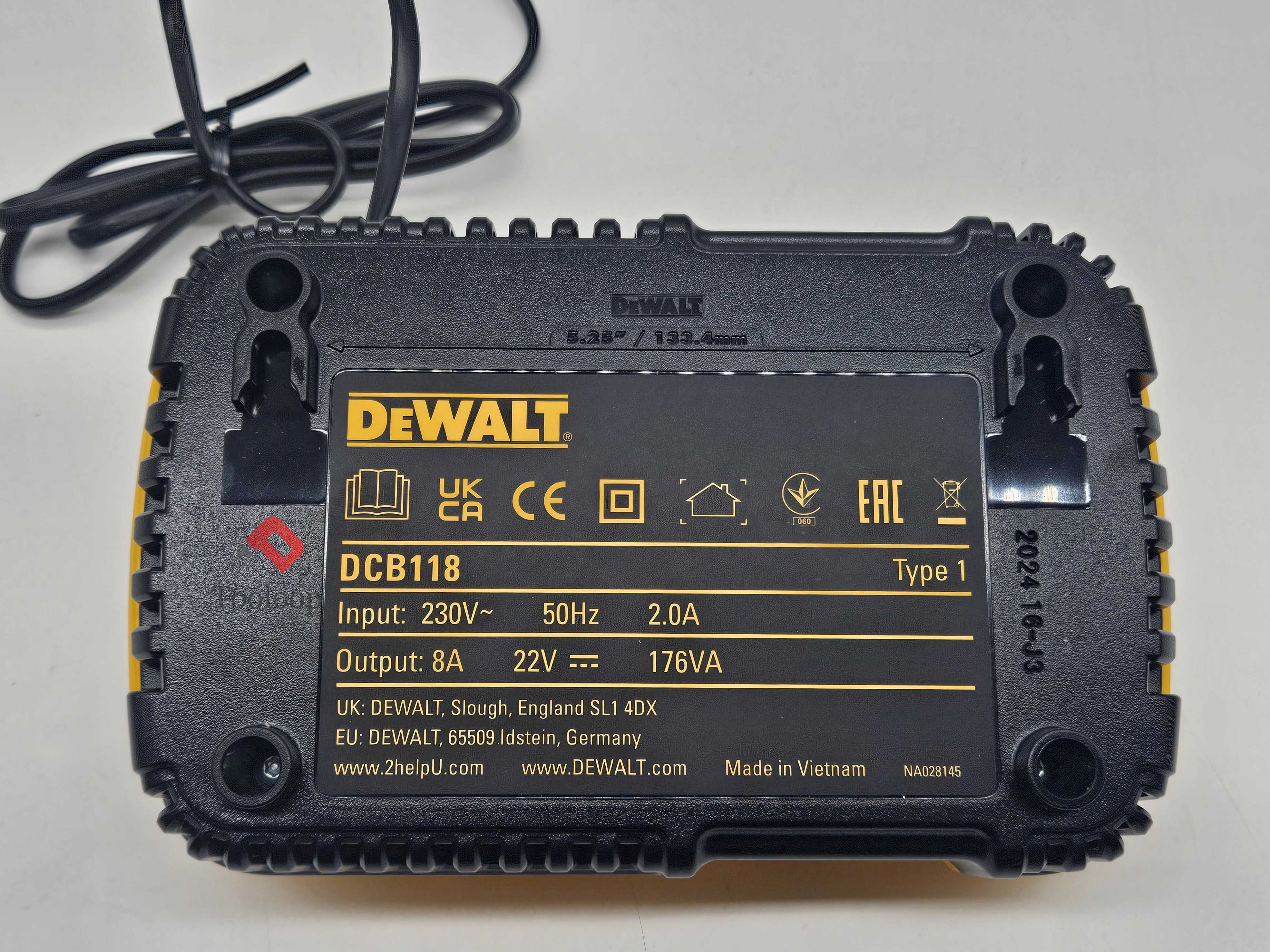 Зарядное устройство DWALT DCB118 20/60V 8A MAX/В наличии!100% оригинал