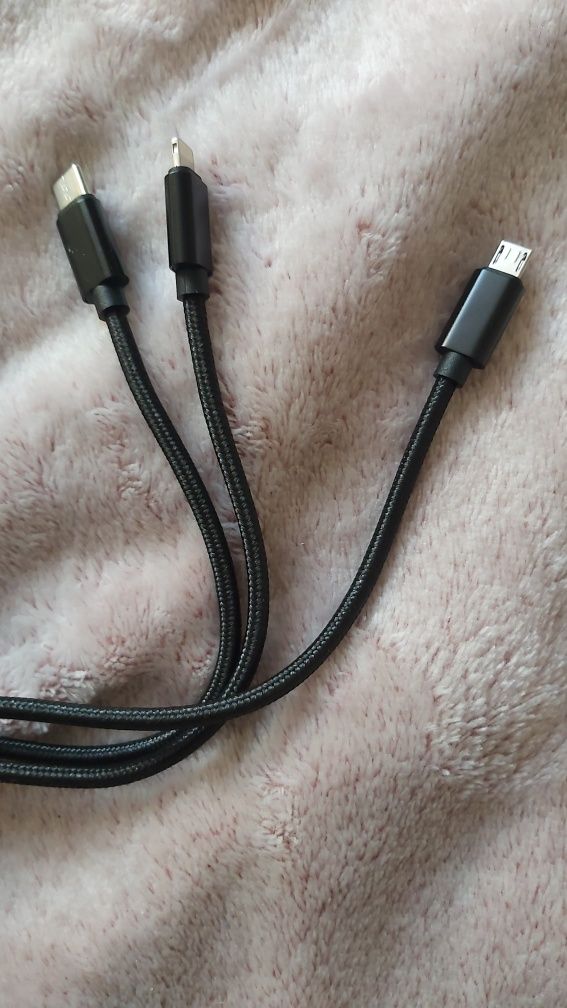 Kabel USB + 3 wejścia