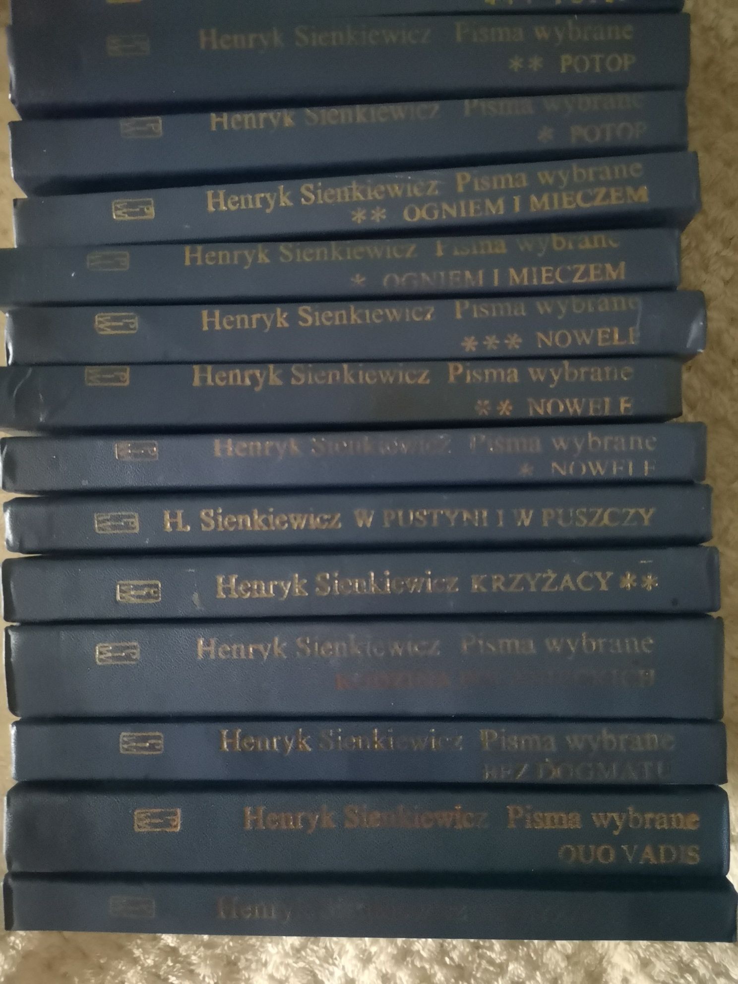 17 tomów Henryk Sienkiewicz Pisma Wybrane