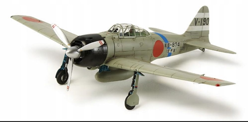 TAMIYA 60784 model 1:72 samolot Mitsubishi A6M3 Zero Fighter