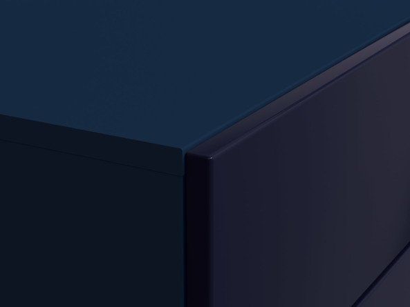 Komoda granatowa 4 szuflady