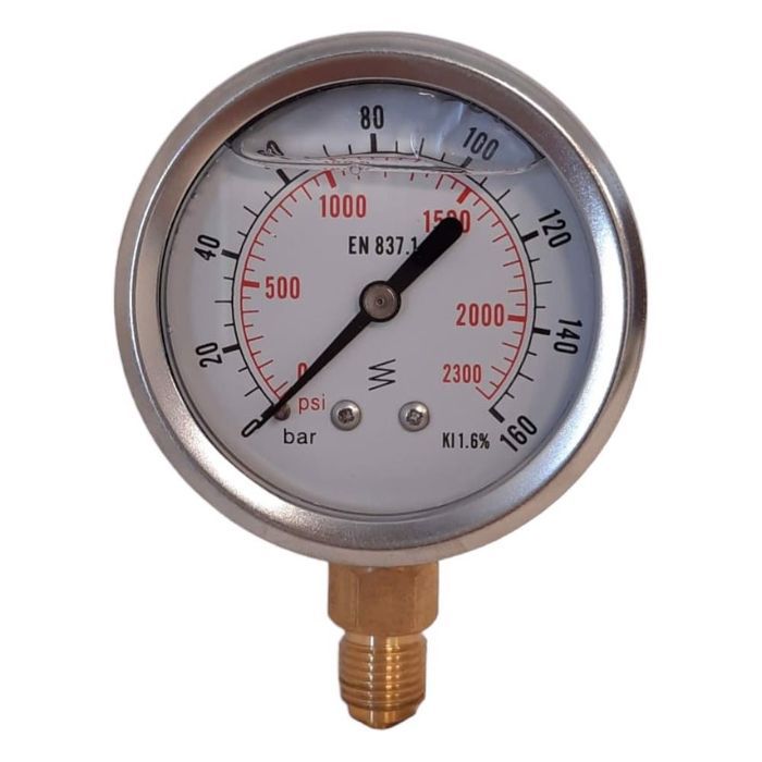 manometr hydrauliczny zegar 304g, 160 bar