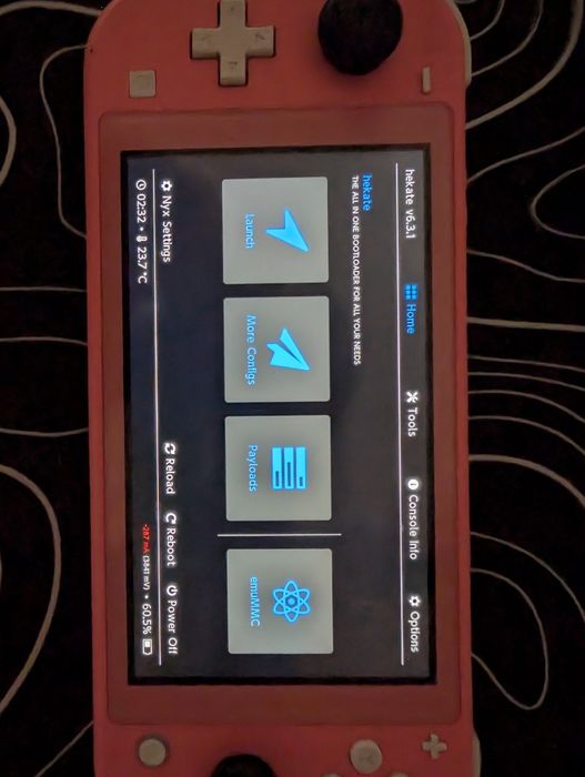 Nintendo switch lite coral