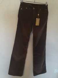 Оригинал GUCCI Италия микровельветовые джинсы темно-коричневве, 38