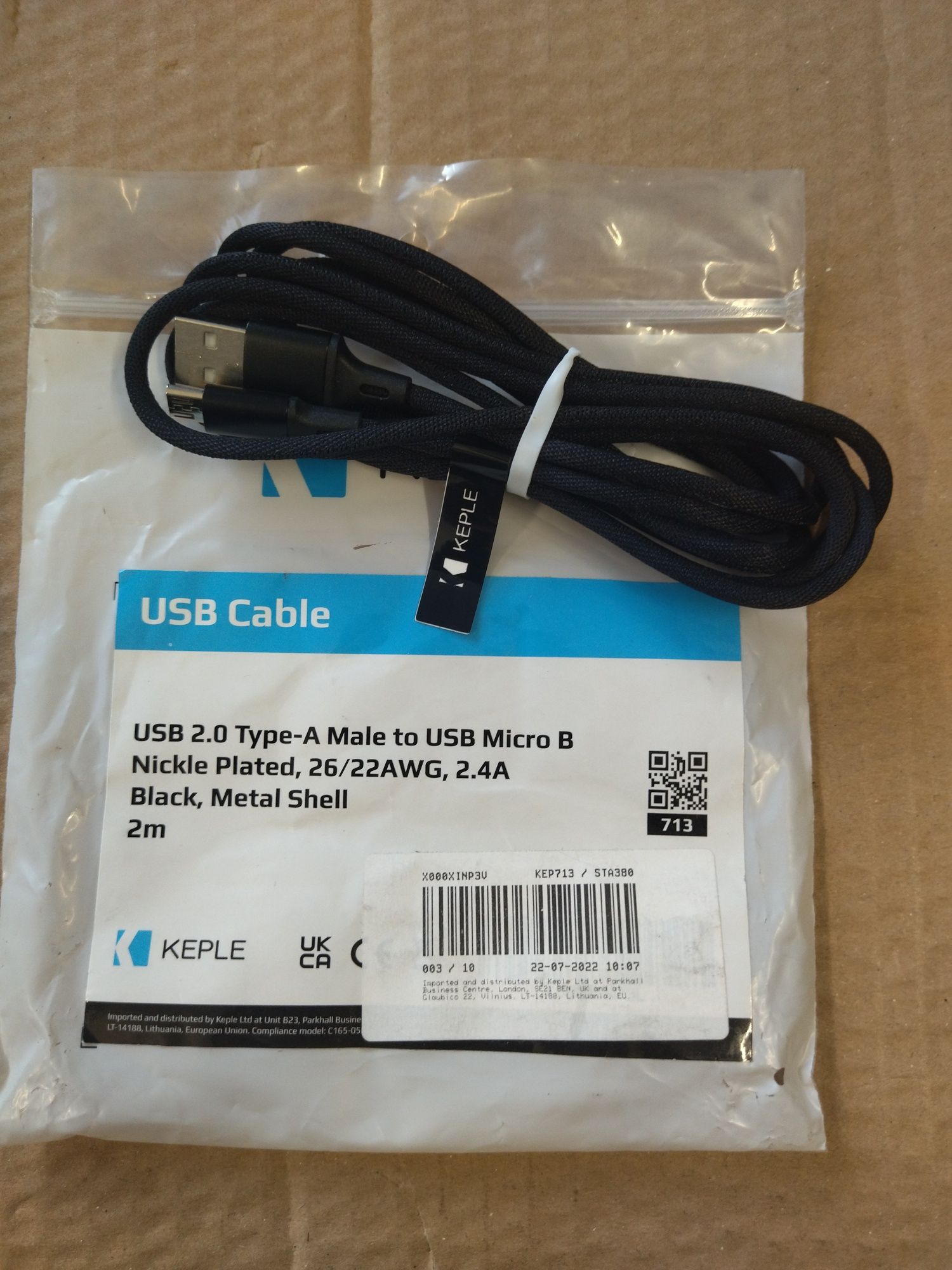 Kabel USB na mikro USB 2 metry (x12)