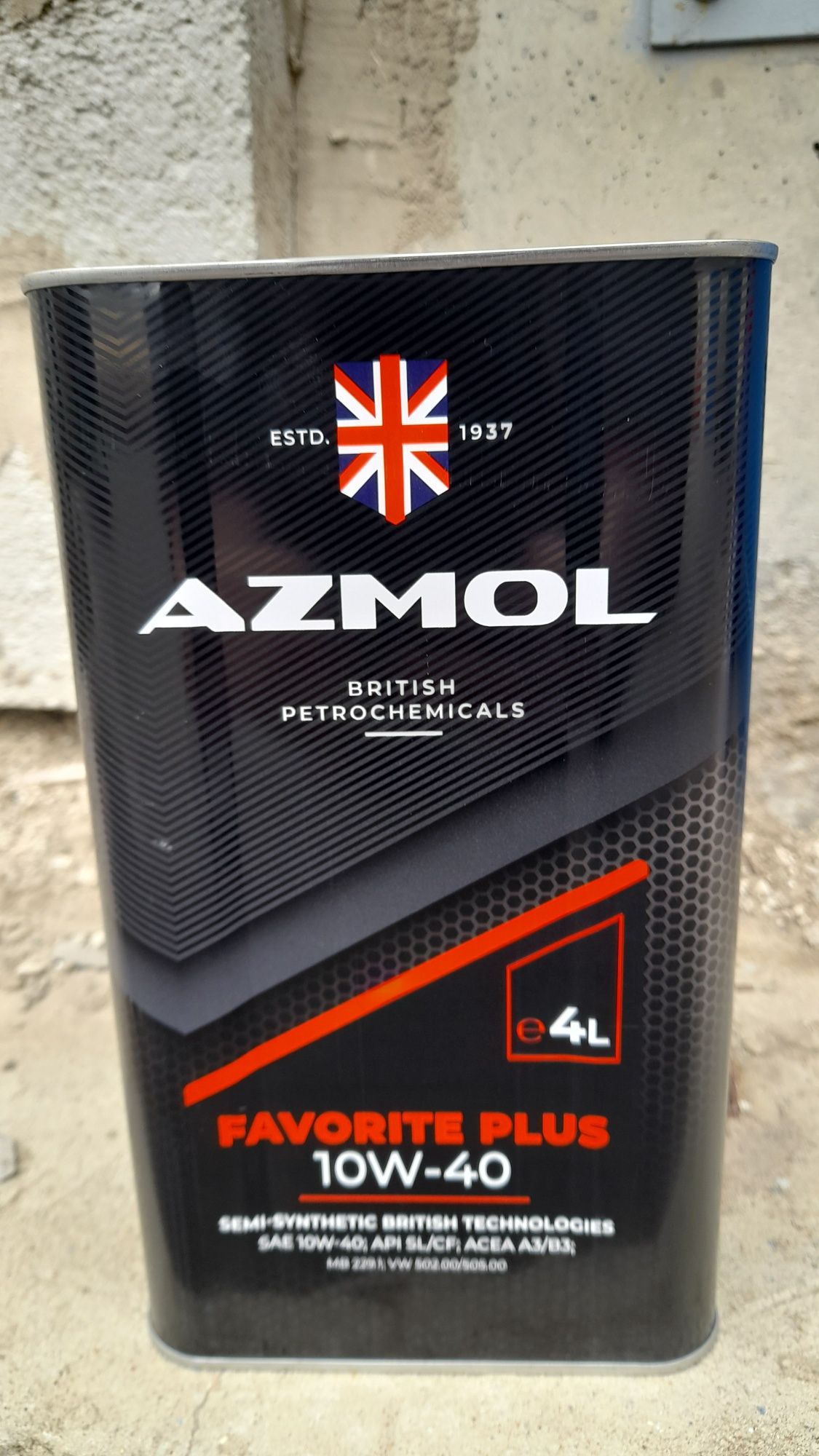 Мастило favorite+ 10w40 sl/cf 4л azmol