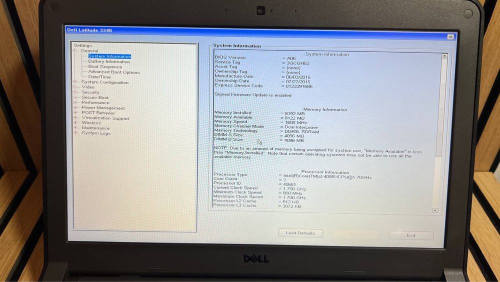 Продам Ноутбук Dell Latitude 3340 / Intel Core i3-4005U