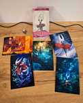Hollow knight Silksong, figurka Hornet + 5 pocztówek i przypinka