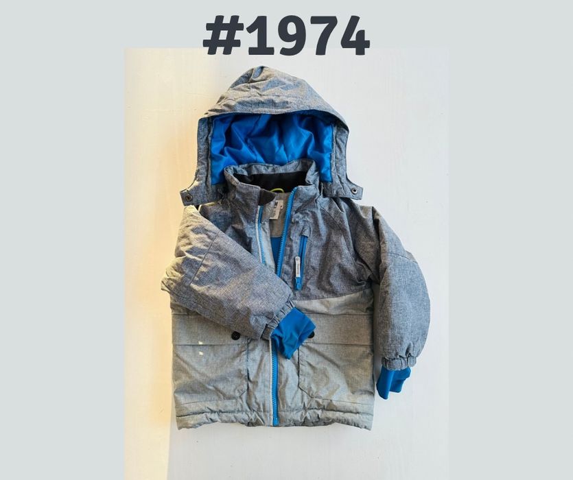 Kurtka zimowa H&M 2-3lata 92-98cm z kapturem ciepła bez wad #1974