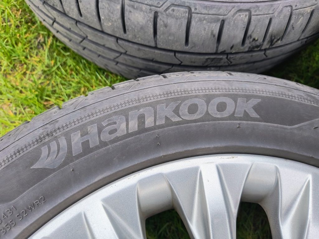 Komplet kół na Lato! 17 cali 5x108 Ford+OponyHankook 215/50 +7mm 22Rok