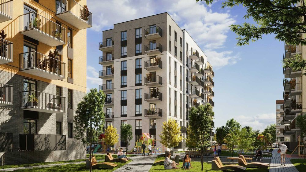 Продаж  (єОселя) 1-кімнатної квартири 38,8 кв. м.Сокаль (центрі міста)
