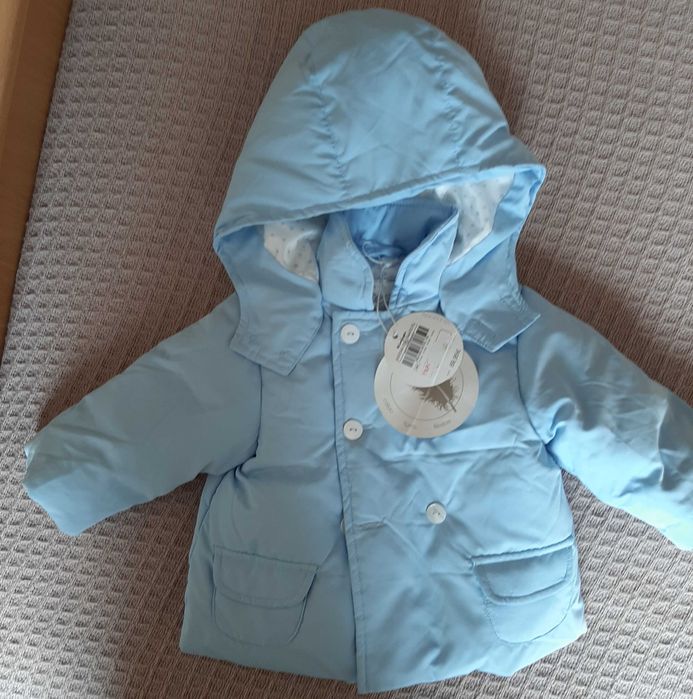 Casaco azul 3-6 meses -casaco  novo com etiqueta  Marca-Dulce
