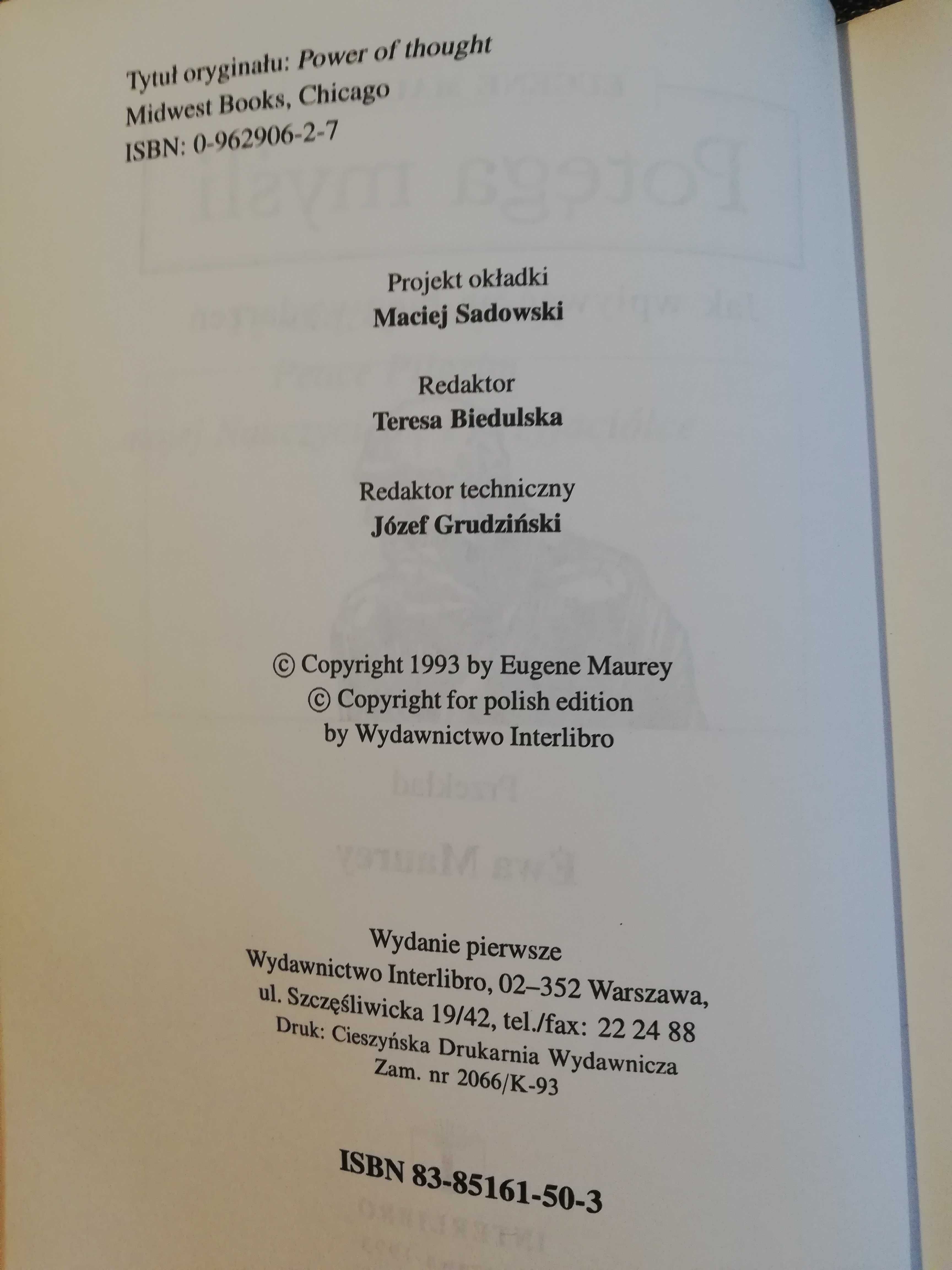 Potęga myśli - Eugene Maurey - 1993 rok