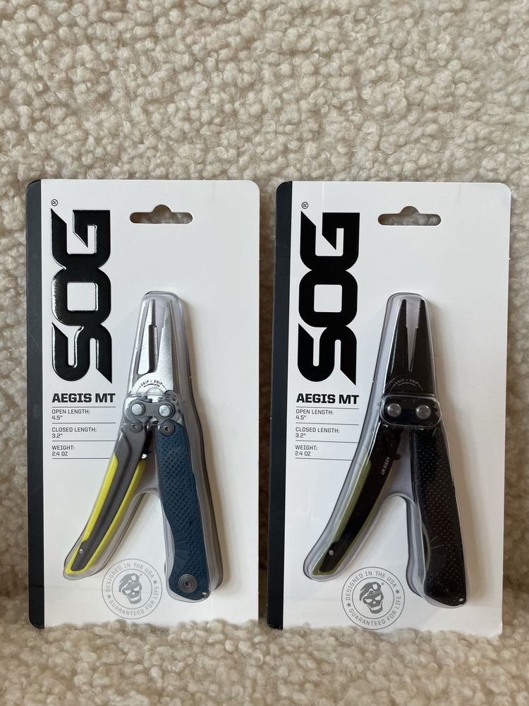 SOG Aegis MT Компактний Міні Мультитул Indigo Acid та Black Moss