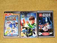 Gry na PSP Lego Star Wars II, Sonic Rivals 2, BEN 10 Ultimate Alien