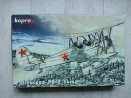 Model Kopro Polikarpov Po-2 Skies + żywice Pavla skala 1:72