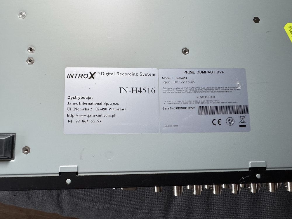 Rejestrator przemysłowy Introx IN-H4516
