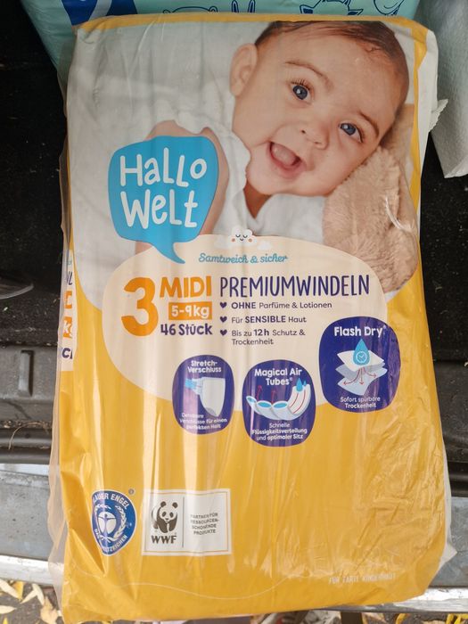 3 розмір підгузки з Європи