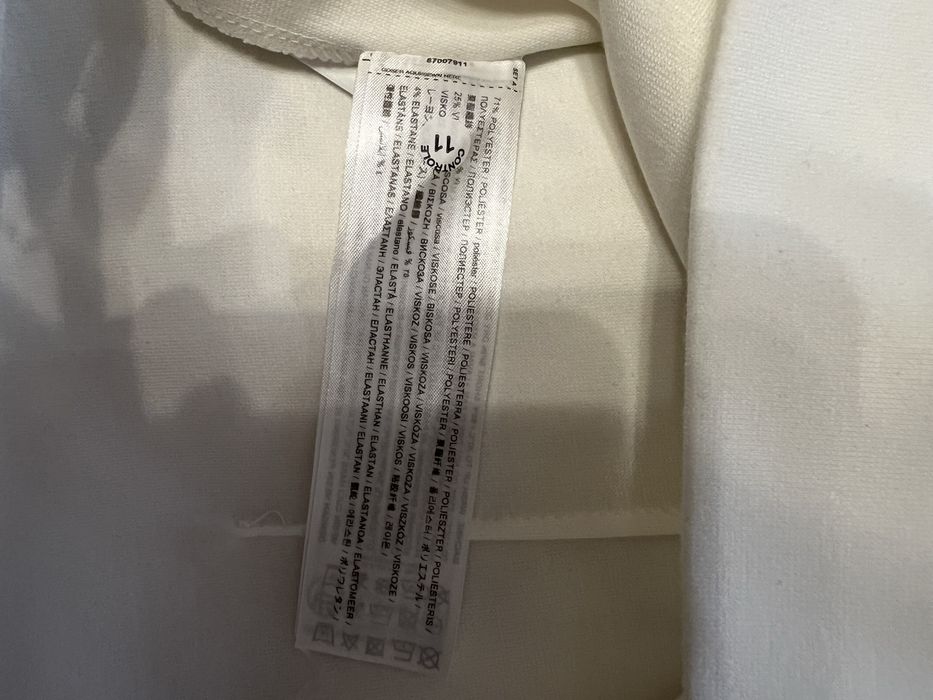 Біла/молочна футболка Mango, розмір S