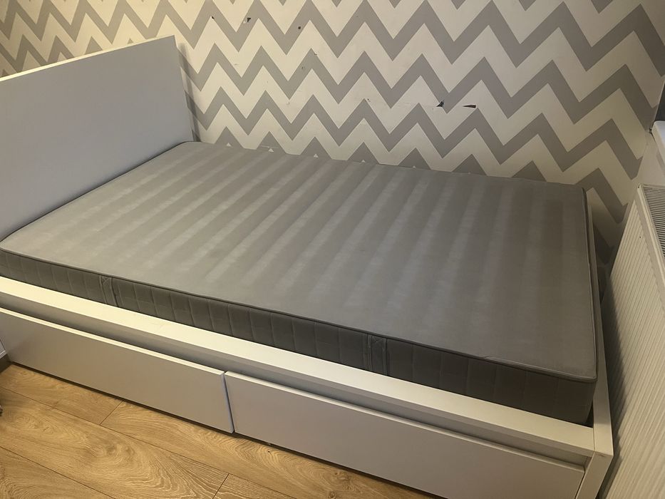 Łóżko z 4 szufladami, ikea, 120x200