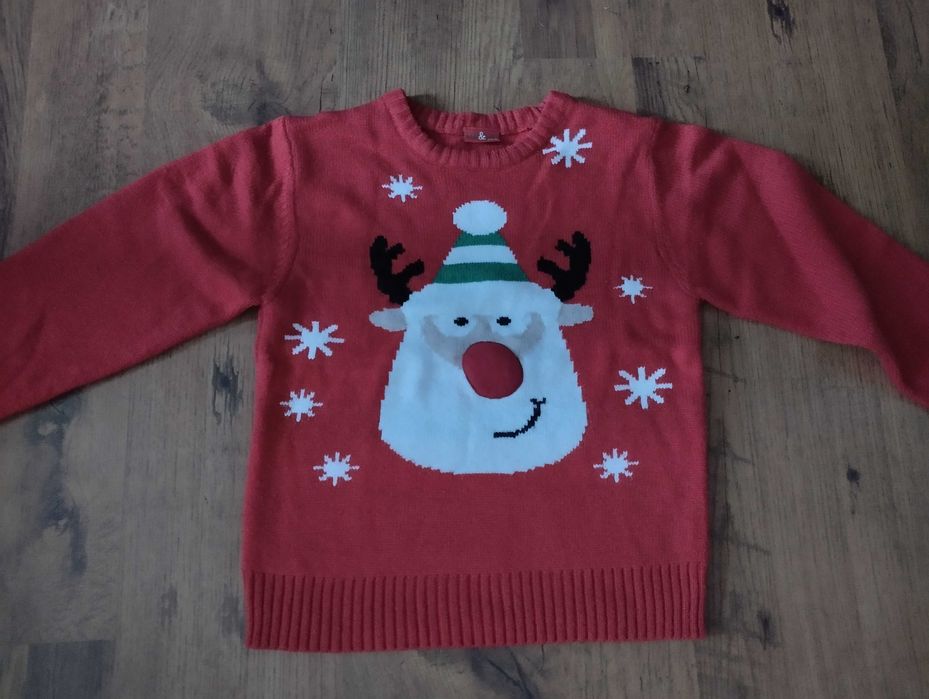 Sweterki świąteczne x2 dla chłopca