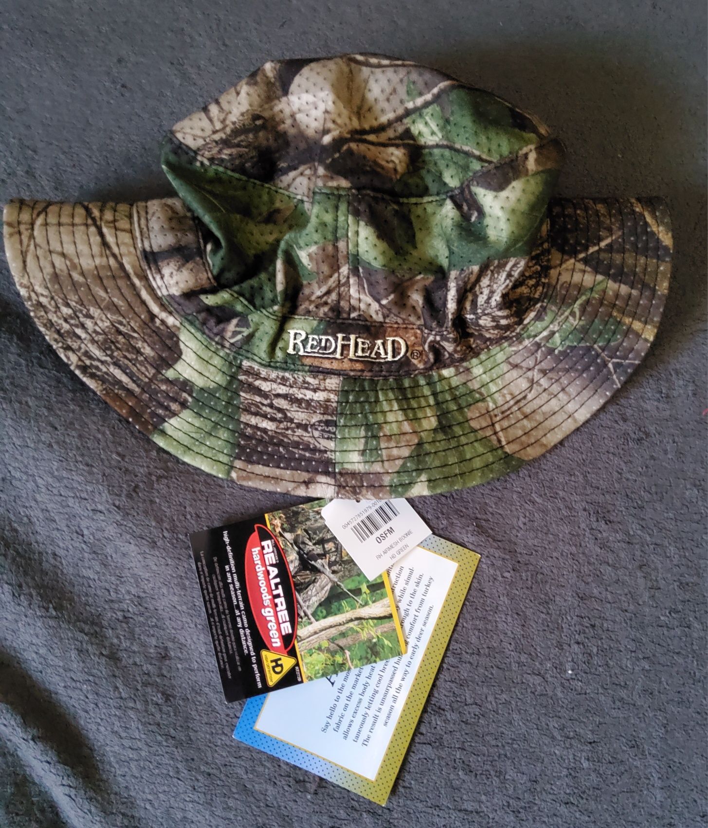 Kapelusz mysliwski, kamuflaz RealTree HD, Red Head USA, Boonie