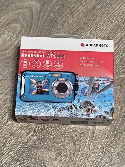 Фотоапарат водонепроникний AGFAPHOTO Realishot WP8000, оригінал, новий