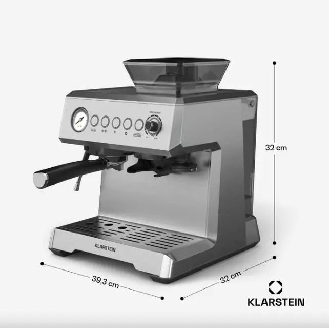 Кавоварка з млином з Німеччини Klarstein GrandPresso 10046665