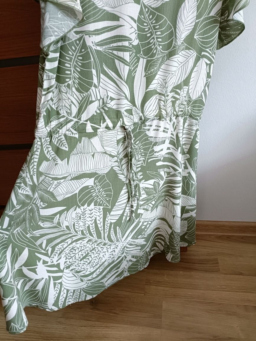 Sukienka letnia damska zwiewna wiskoza Chicoree 36 S 38 M
