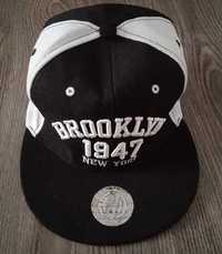 oryginalna czarno-biała czapka baseballówka Brooklyn 1947 NY nowa!!