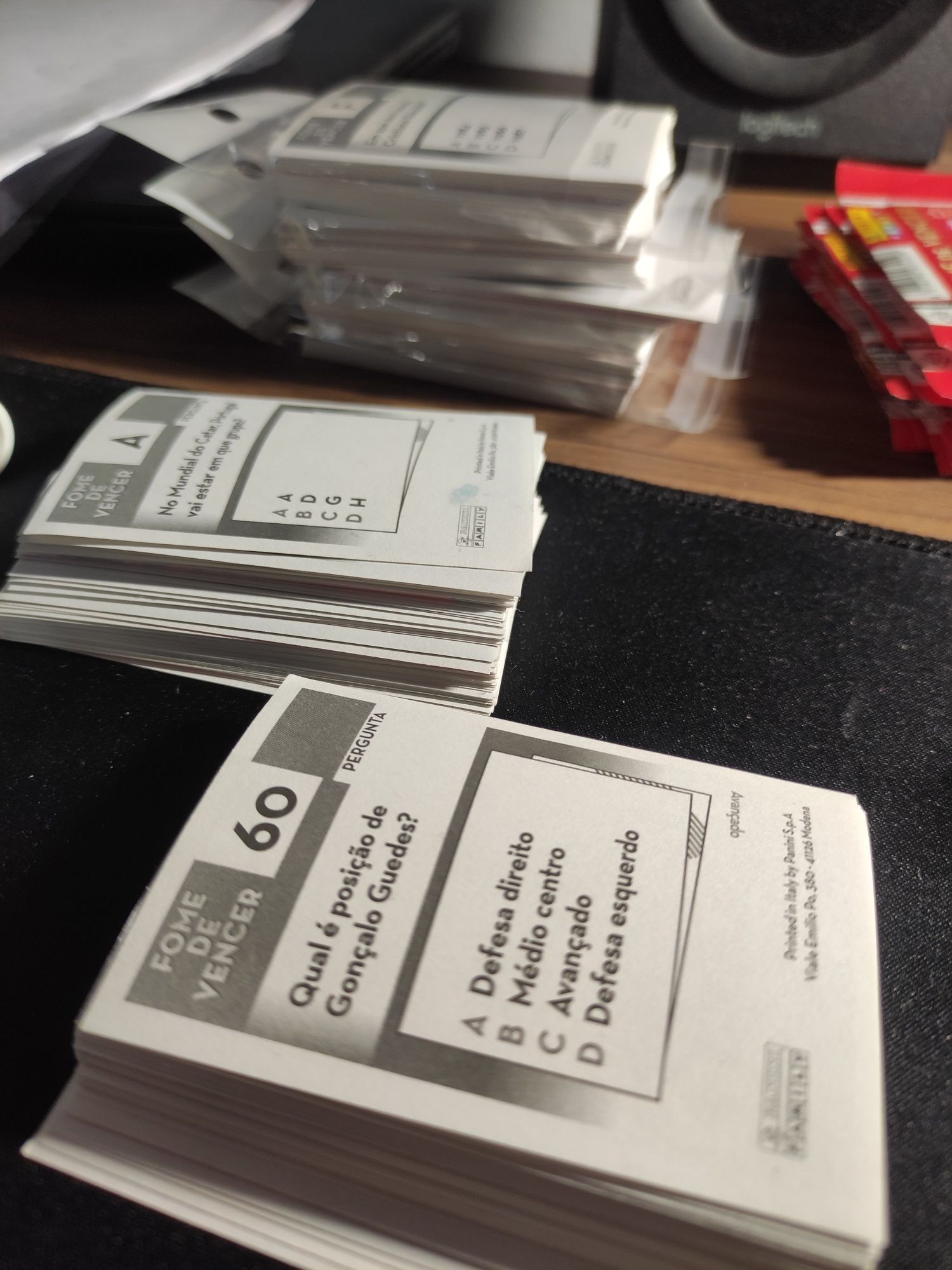 Cromos fome de vencer 2022 e 2018