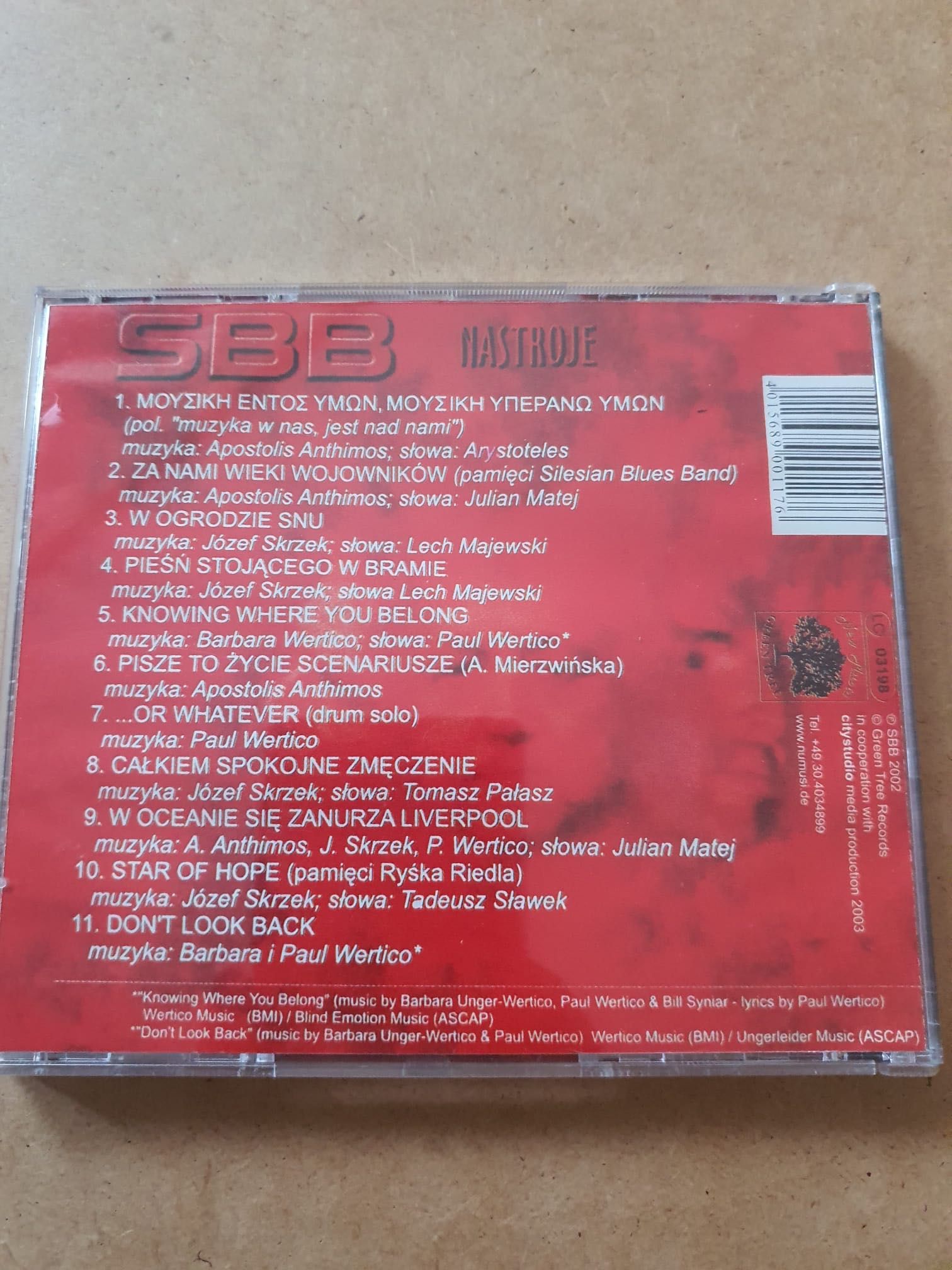 SBB – Nastroje ( I wydanie CD Niemcy) UNIKAT