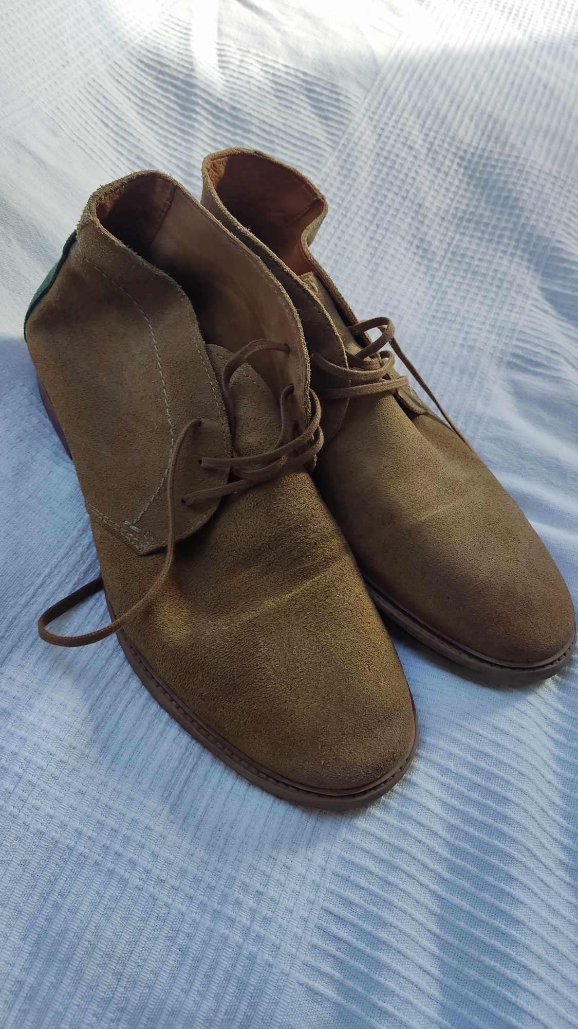 Buty męskie Zara Men, rozmiar 44, brozowo niebieskie,