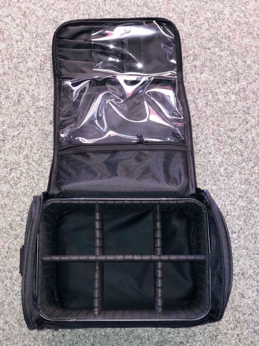 Сумка мастера бьюти- кейс съемные перегородками  косметичками эко кожа