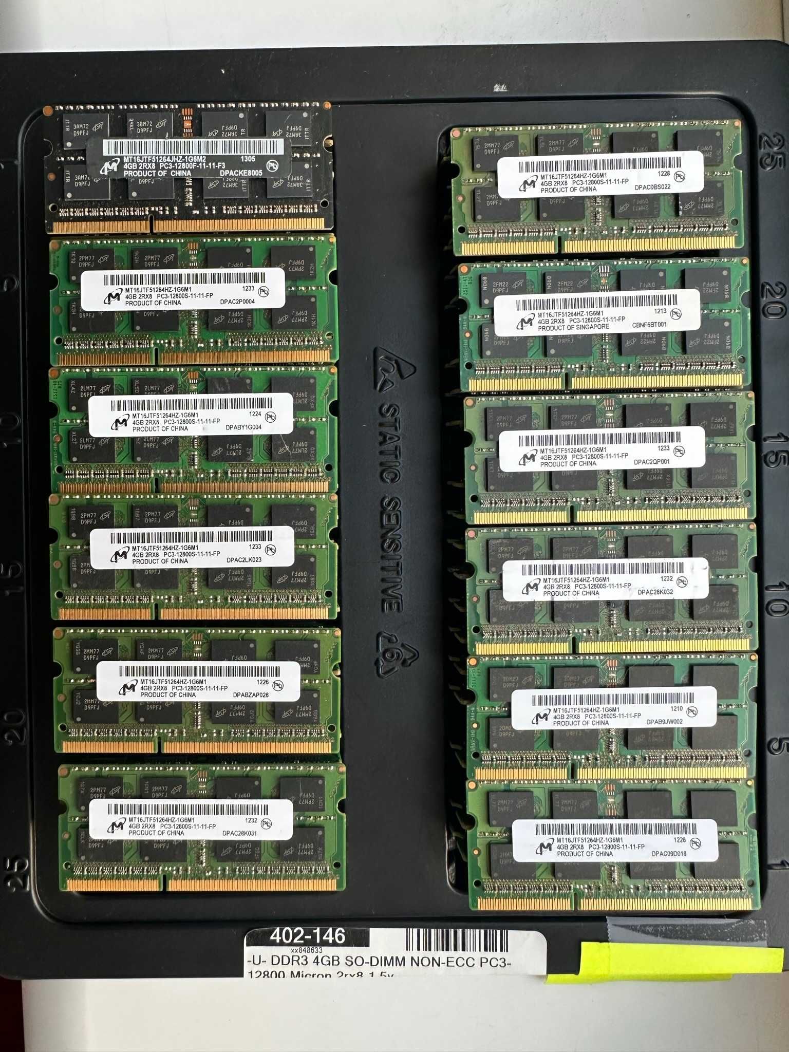 Память DDR3 1.5v 1600\1333 4\8gb НОУТБУКА So-Dimm Оперативна память