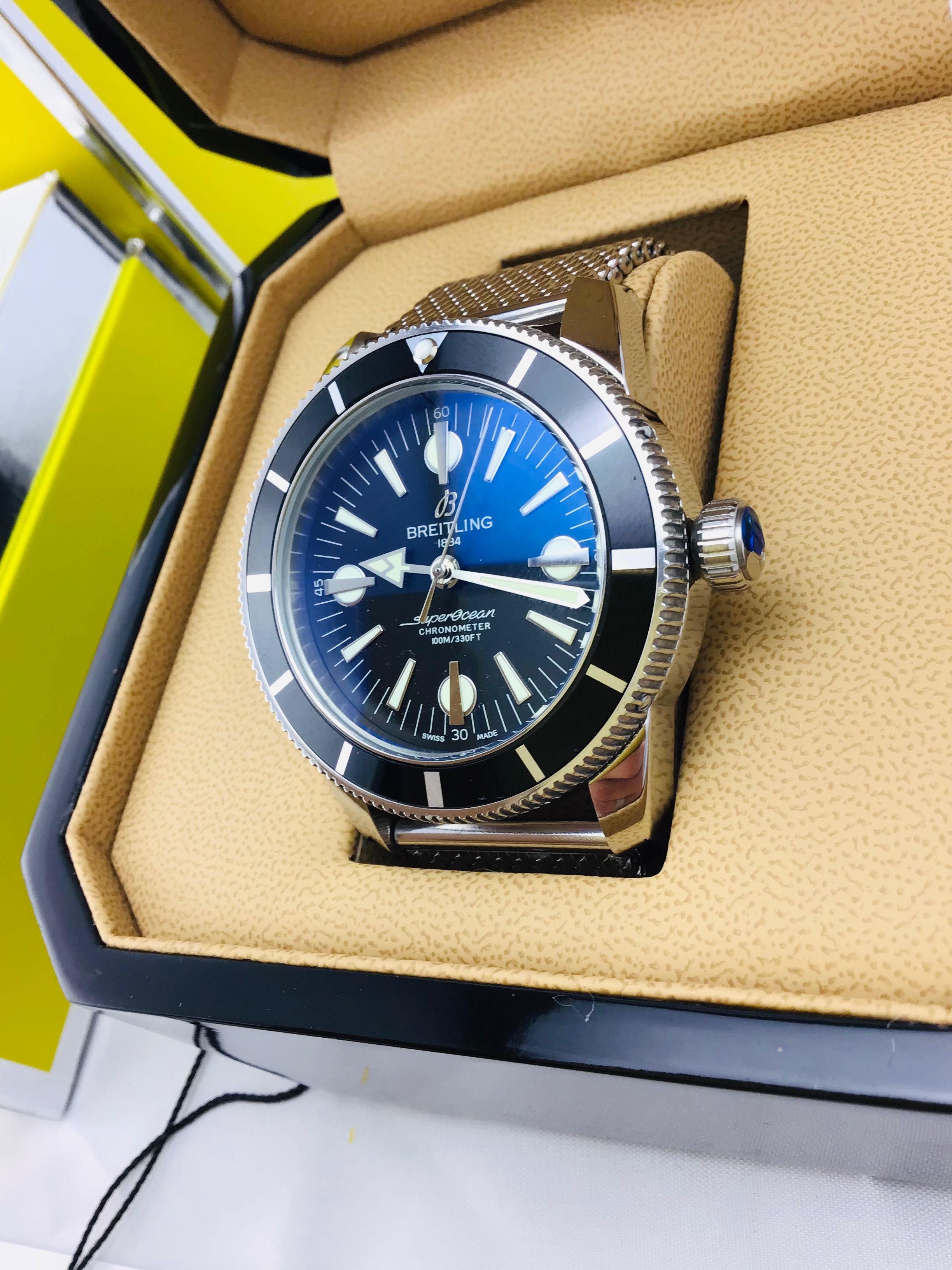 Relógio Breitling Navitimer datejust superocean avenger eta automatico