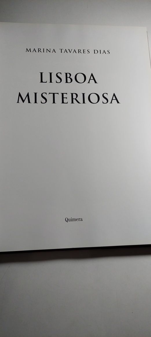 Lisboa Misteriosa - Marina Tavares Dias (1ª edição, 2004)