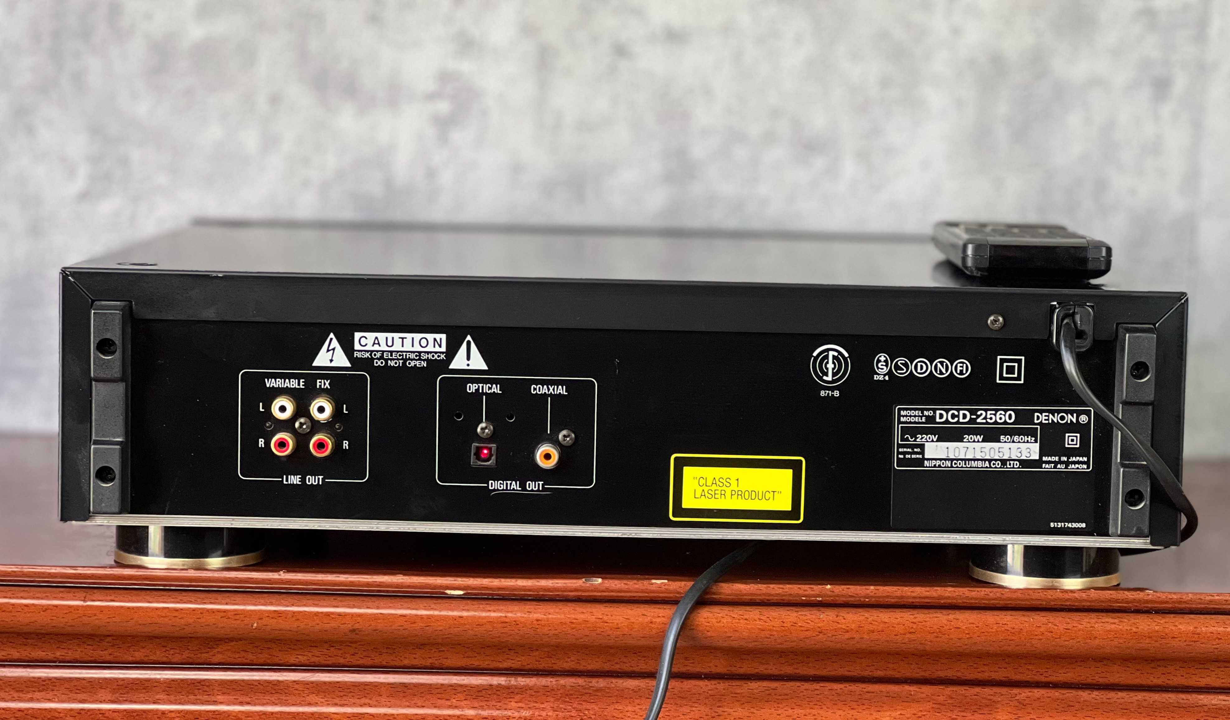Denon DCD-2560 – High-endowy odtwarzacz CD z DAC 20-bit