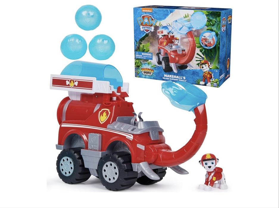 Набір щенячий патруль Маршал з великою машинкою Paw patrol Jungle Pups
