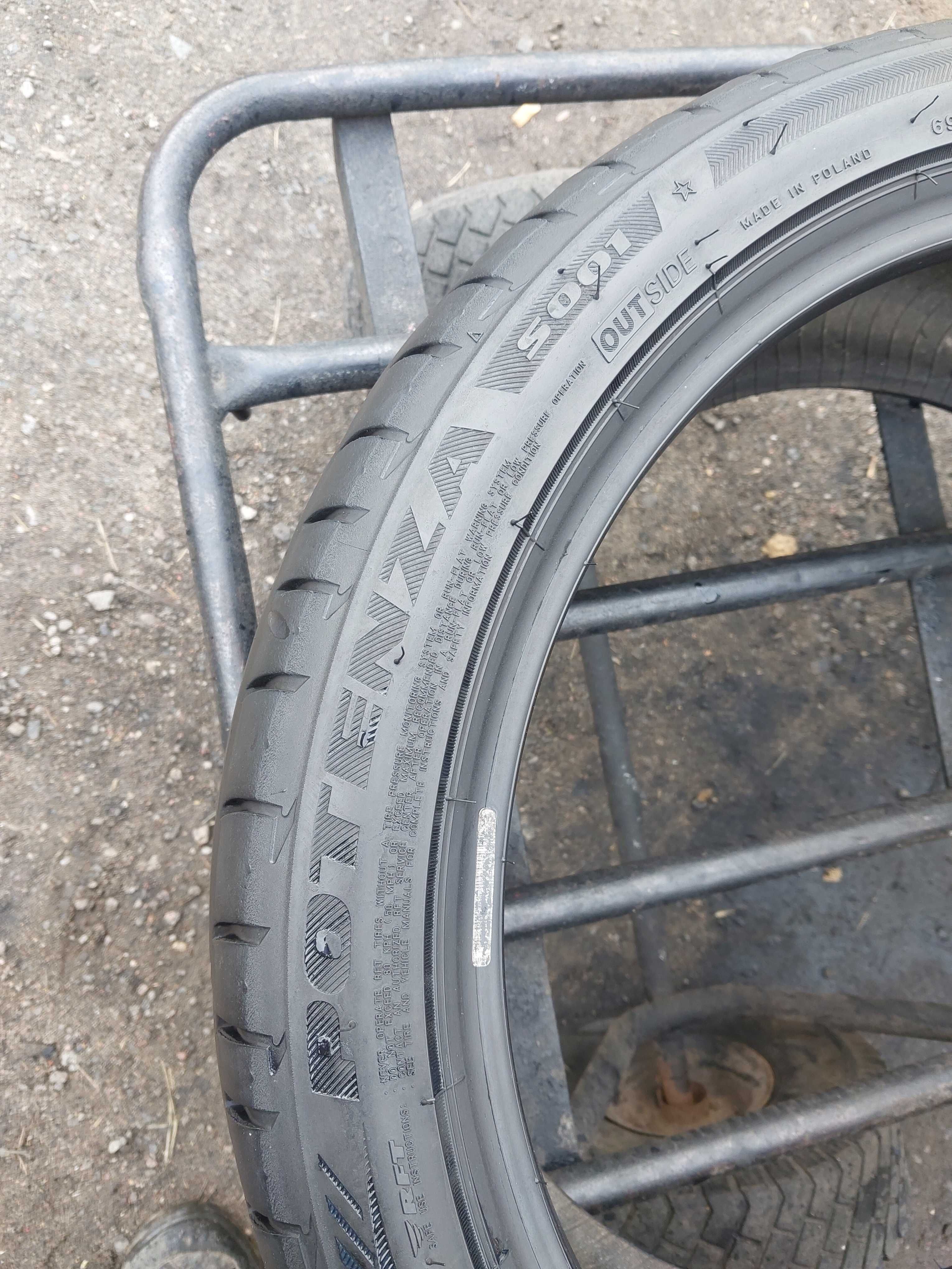 Opony letnie 225.40.18 Bridgestone RSC 7mm Montaż