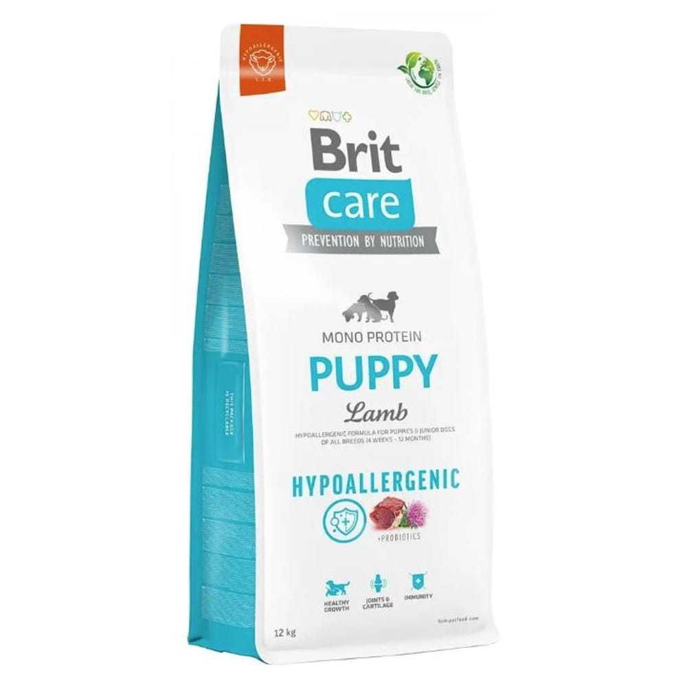 BRIT CARE DOG hypoalergenic puppy lamb 12kg sucha sklep stacjonarny