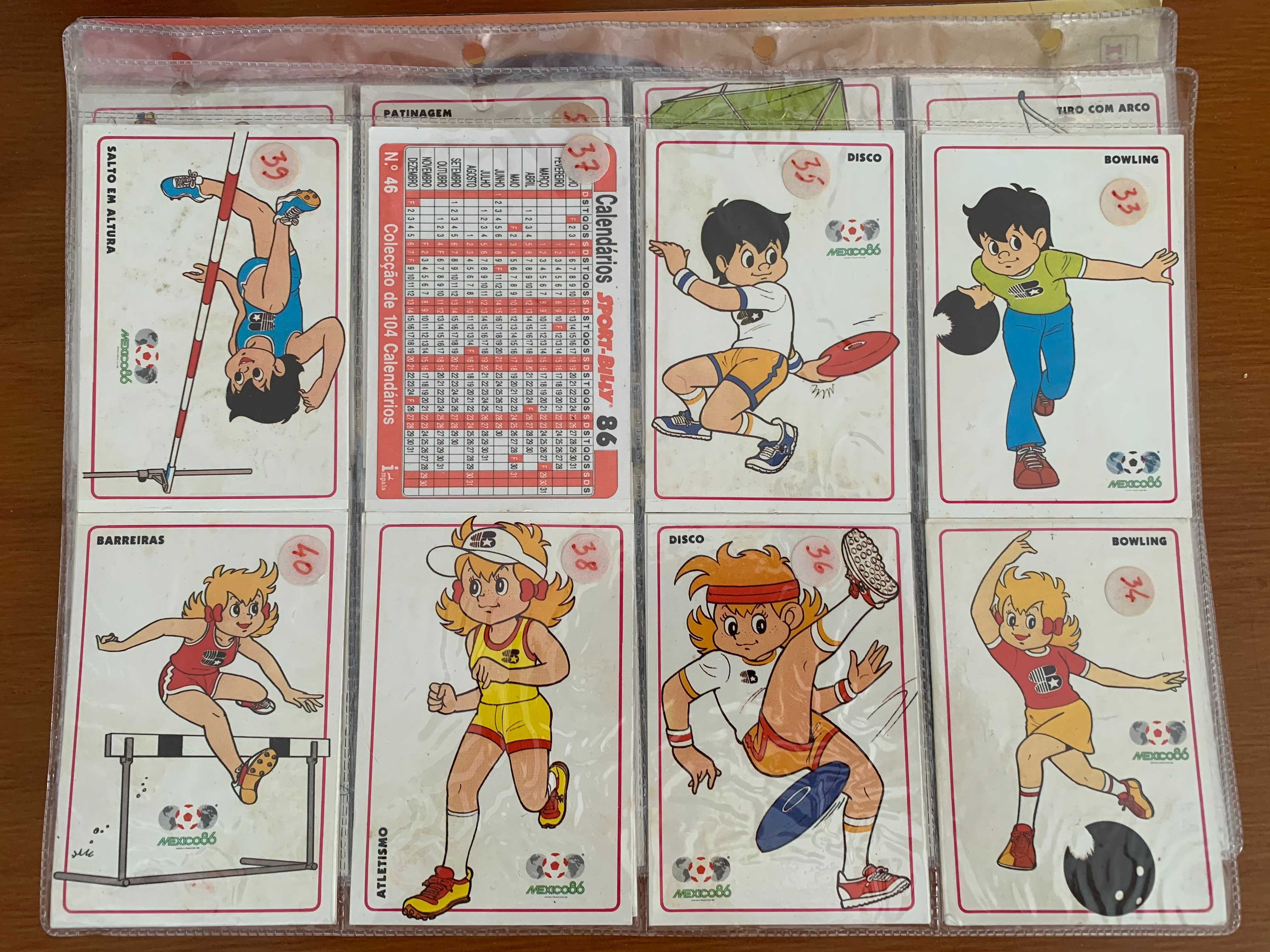 Colecção calendário Mexico86 Sport Billy