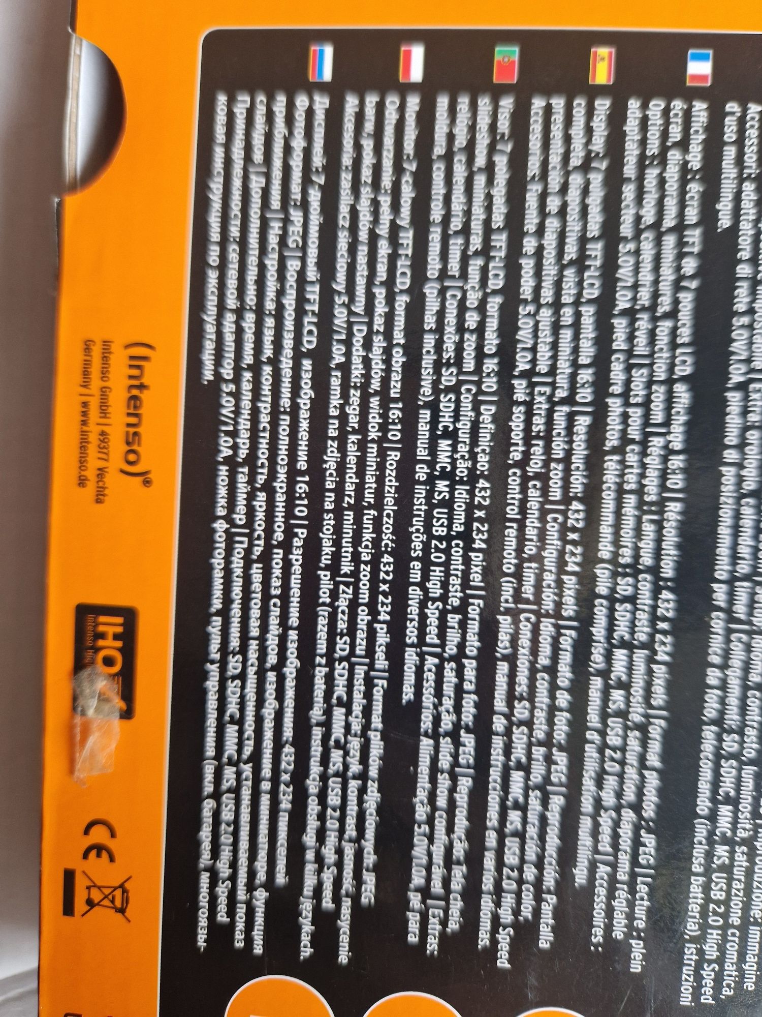 Cyfrowa ramka do zajęć Photagent 7"