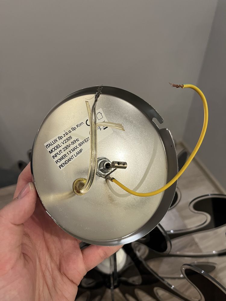 Nowoczesna lampa wisząca żyrandol Emporio V2305-BL Italux