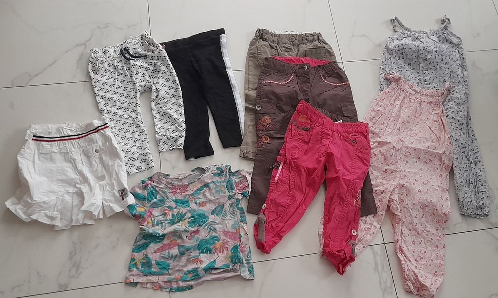 Zestaw ubrań ubranka dla dziewczynki rozm. 92 dla dziewczynki